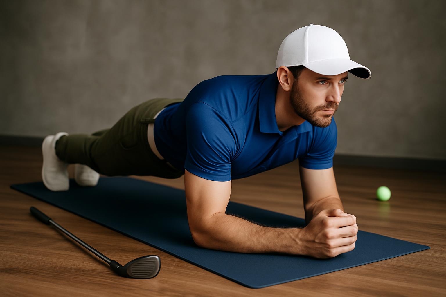 男性ゴルファー向けゴルフ体幹トレーニング方法で劇的変化