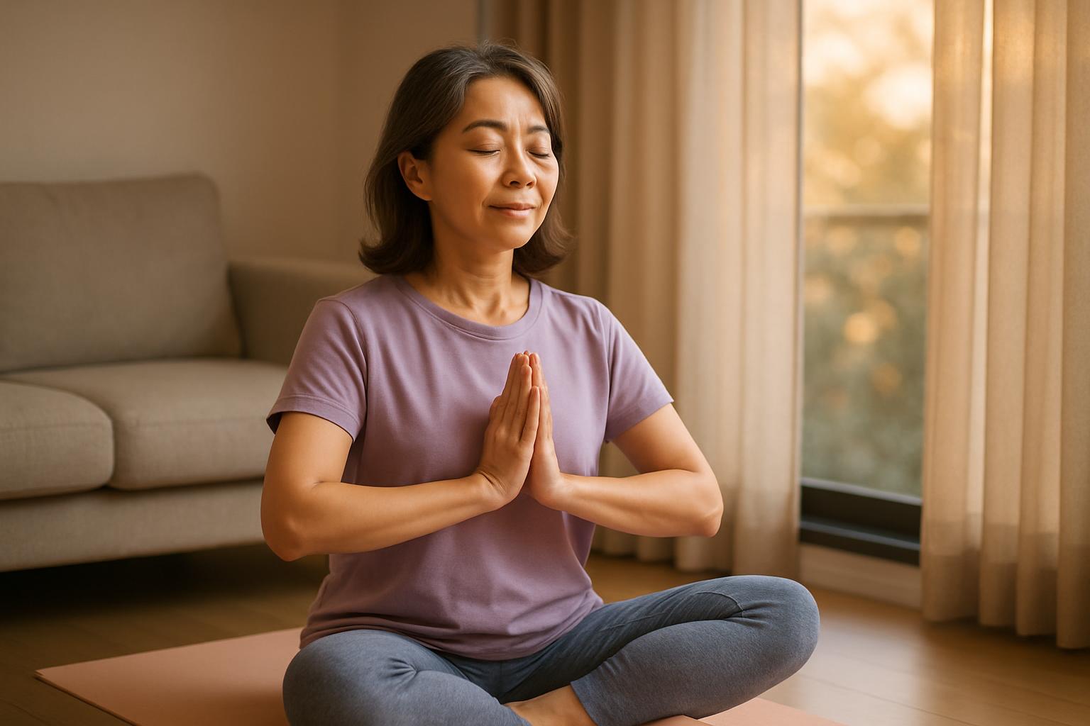 更年期の不調をヨガで乗り越える!無理なく習慣化できる心と体の整え方